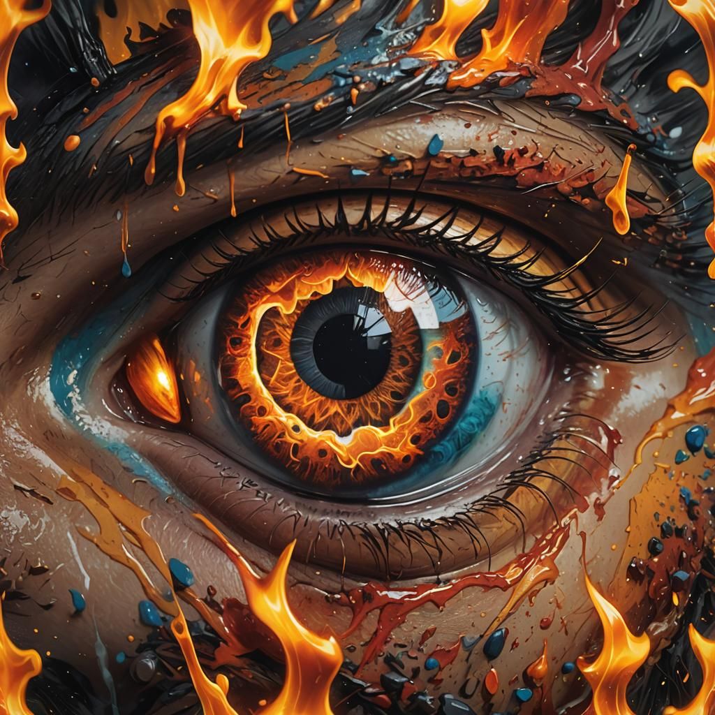 Blazing eye