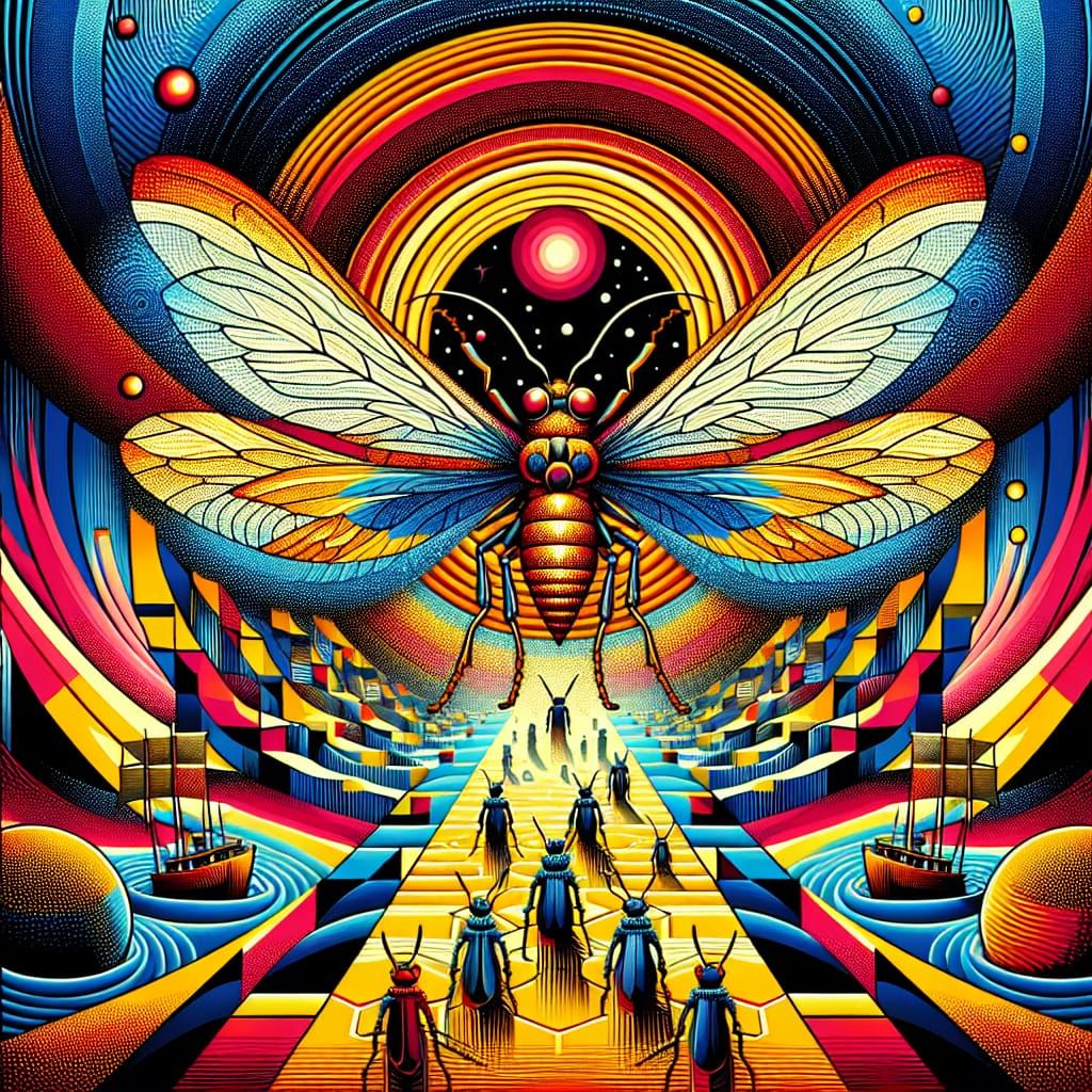The Insect Goddess Arrives Through The Space Time Portal To ...