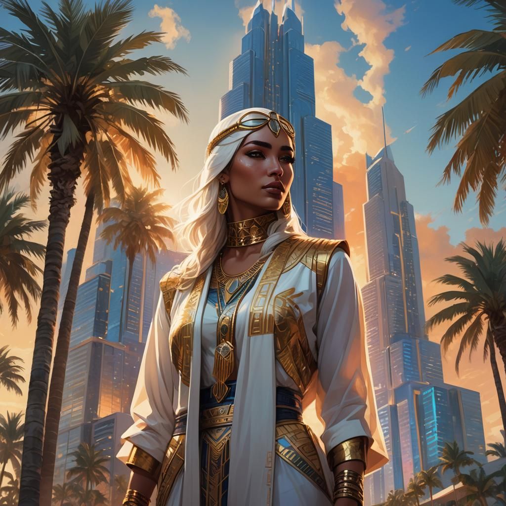 Isis in Miami: High-Fantasy Concept Art