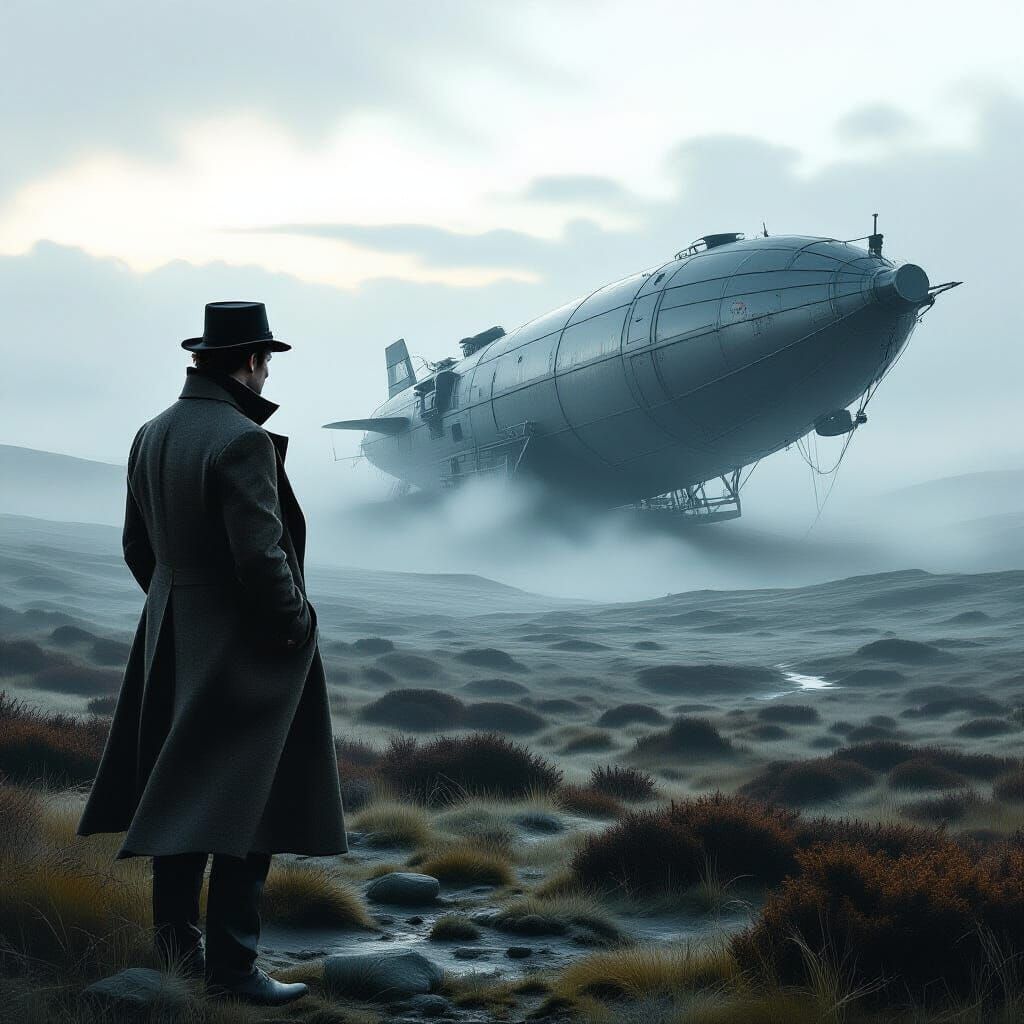 Sherlock Holmes Investigates Steampunk Airship Crash