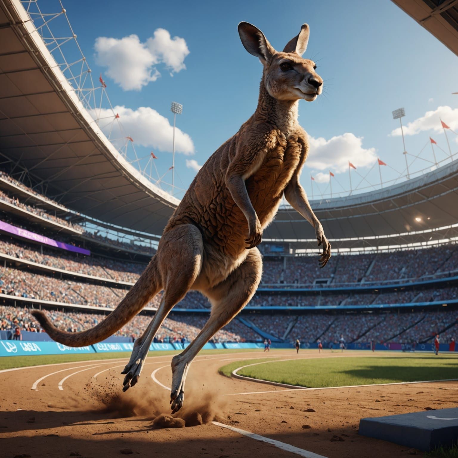 Kangaroo at the Olympics: Long Jump Competition