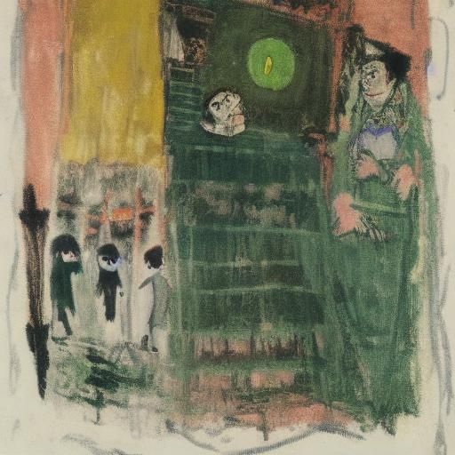 Vampire's Gift: Rothko and Korovin Inspired Art