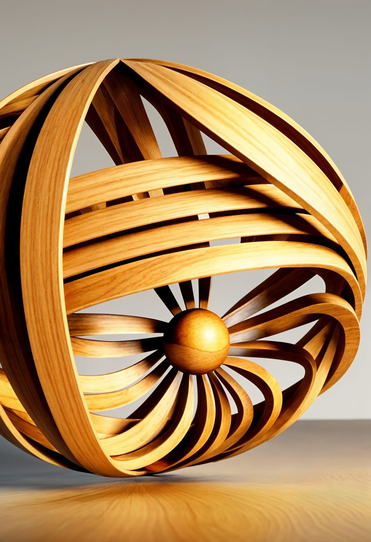 Deconstructed Wooden Sphere: Camera vs Projector View