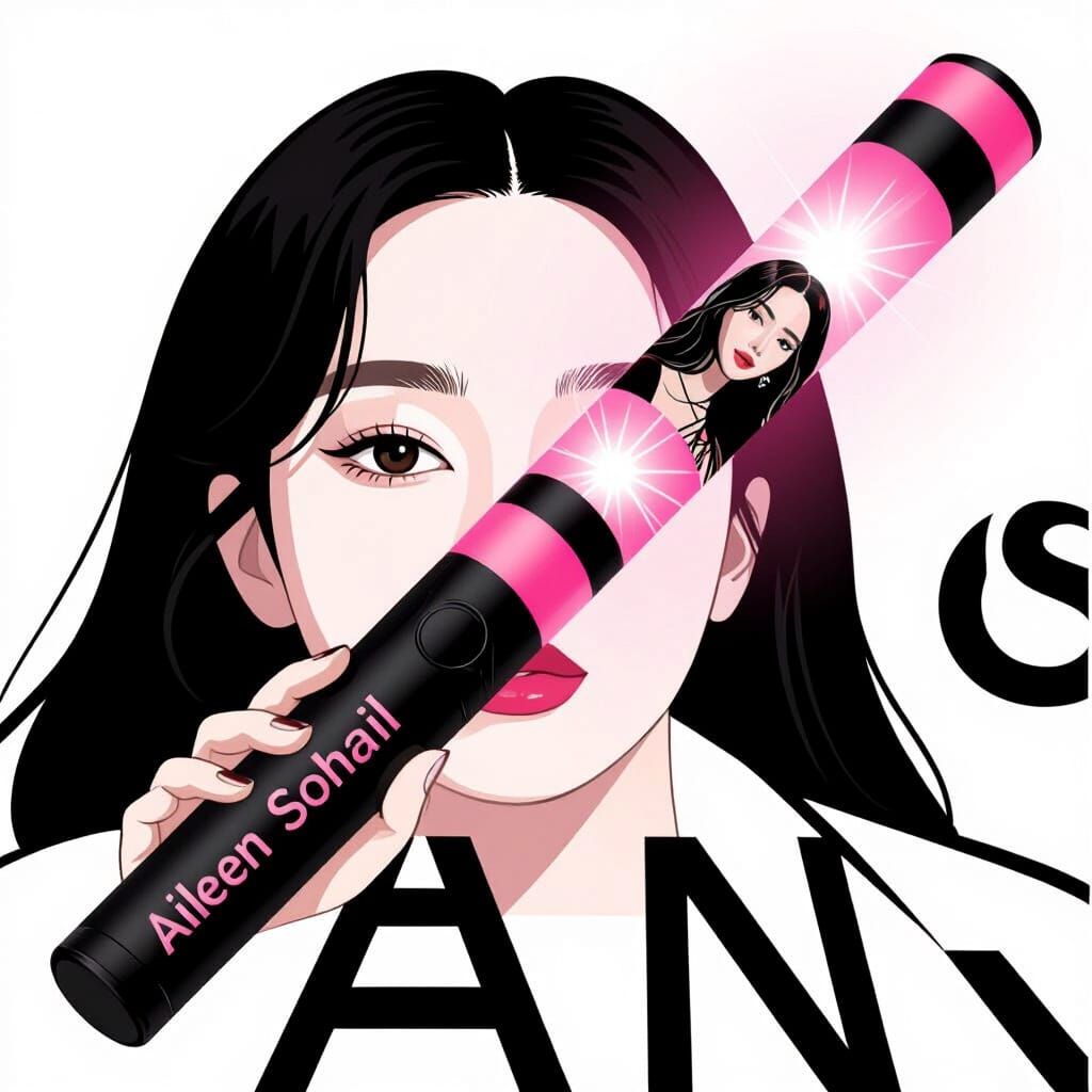 Blackpink Lisa Lightstick With Custom Handle Design