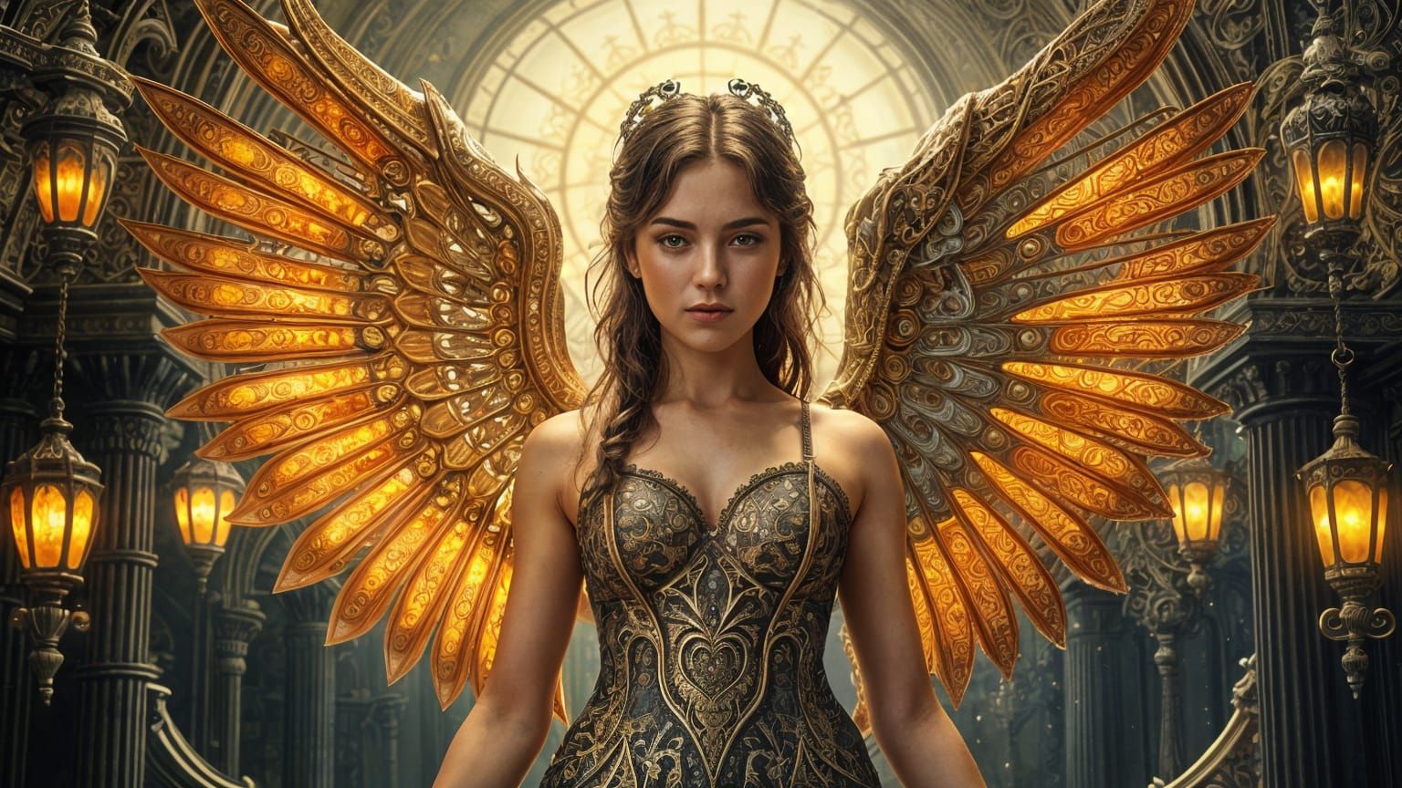 Beautiful Angel Boss Stepping Into Infinity