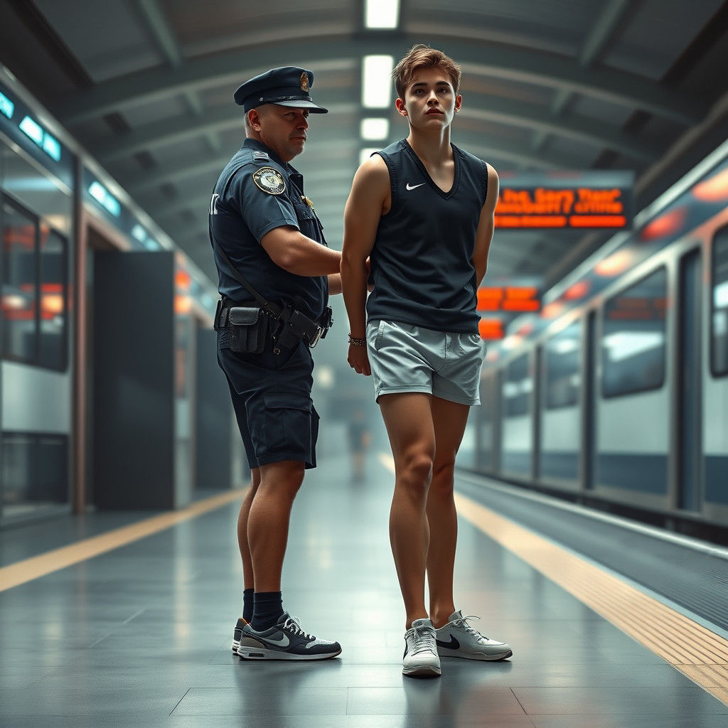 Youthful Eshay Arrested in Style at Train Station