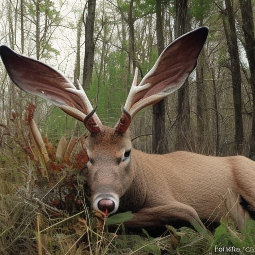 Majestic Buck Concept Art in Hyperdetailed Style
