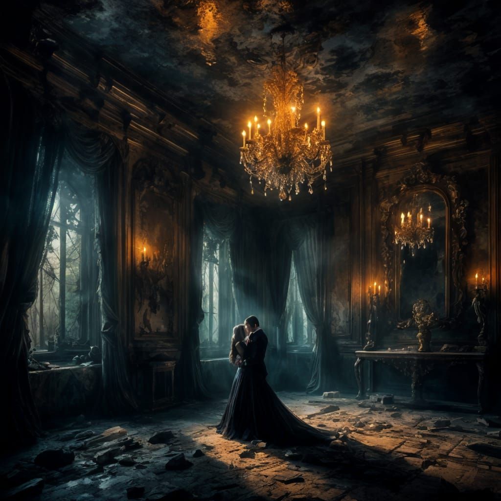 Evocative Dark Romance Image
