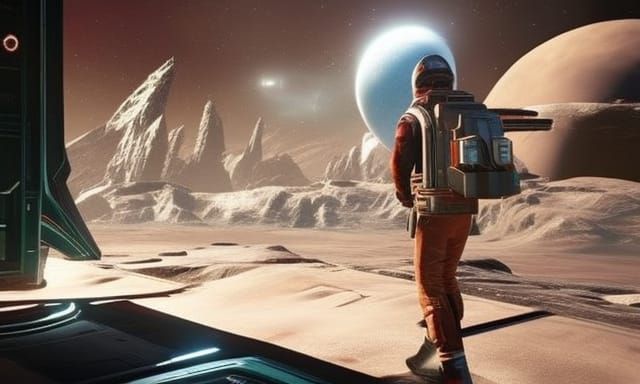 Interstellar Exploration in a Sci-Fi Style