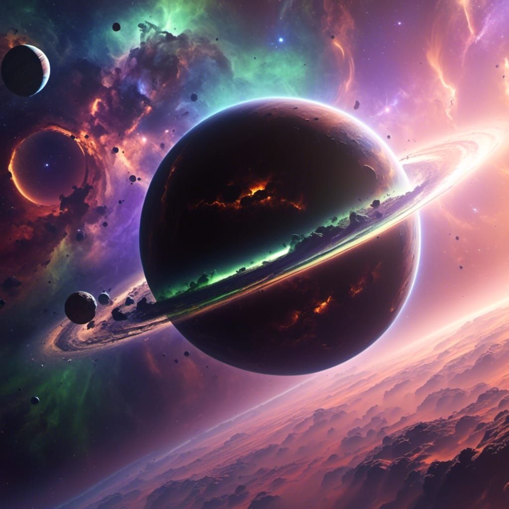 A breathtaking space vista