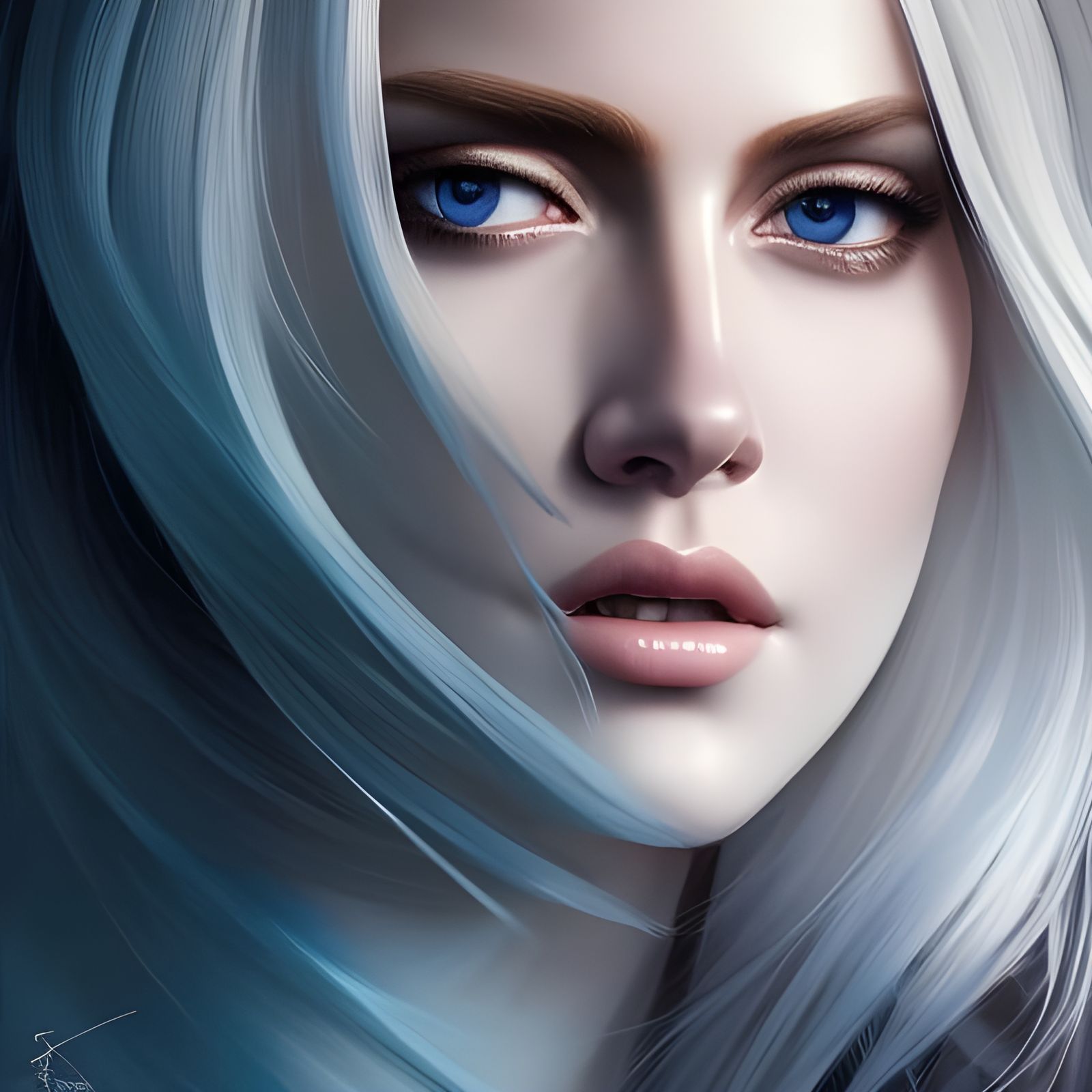 Hyperdetailed Toadstool Borg Portrait in Sci-Fi Horror Style