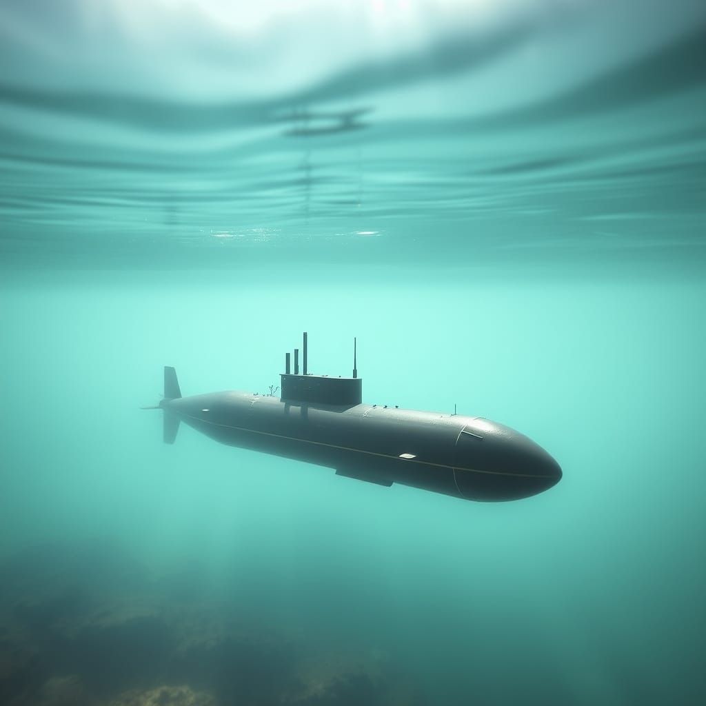 Midget Submarine Exploring Idaho Lake Depths
