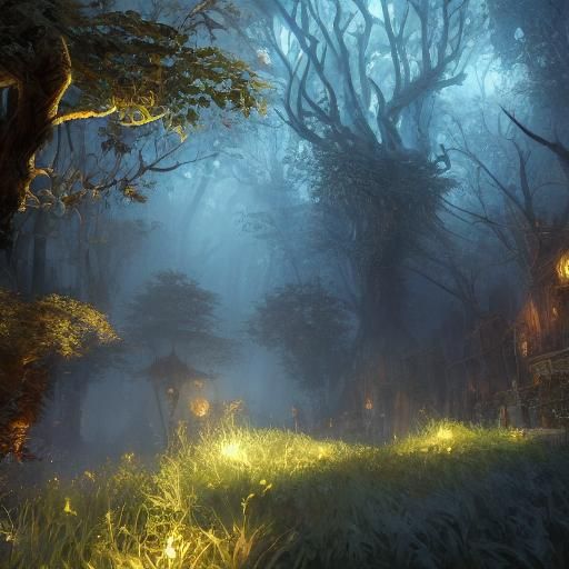 Mystical Forest Minions with Ethereal Hair