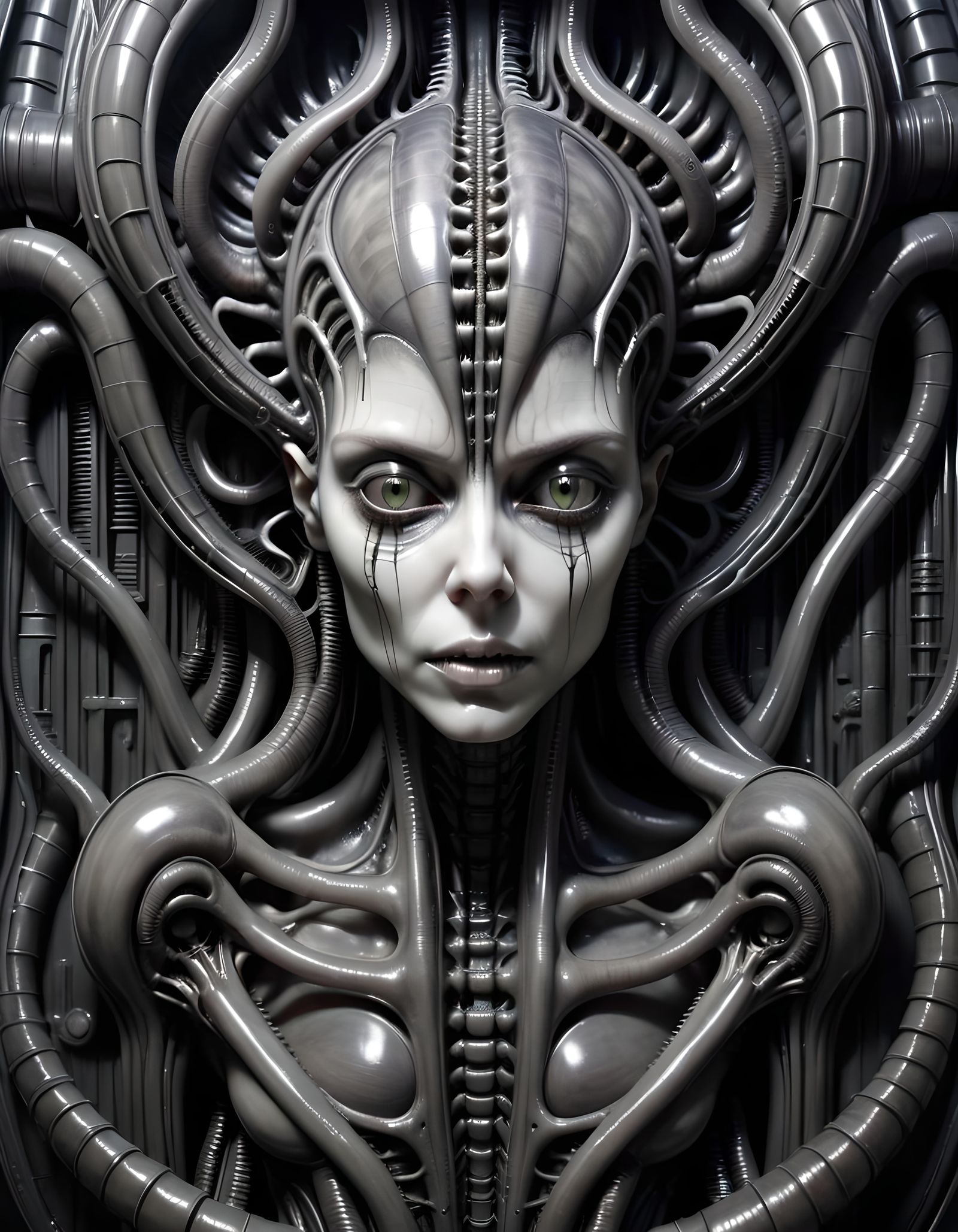 Surreal Biomechanical Art Experimentation