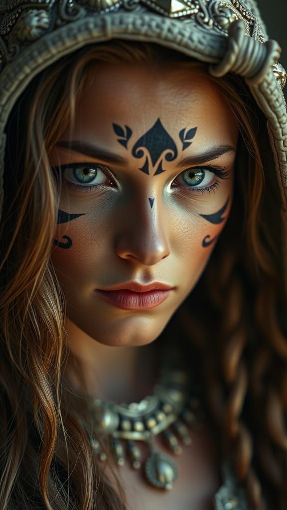 Green Eyed Woman Awaits Judgement