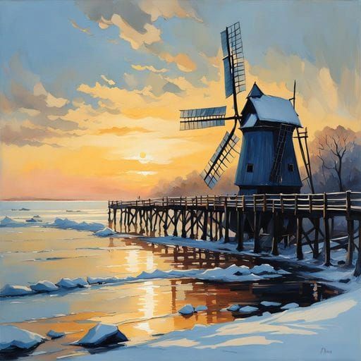 Winter windmill