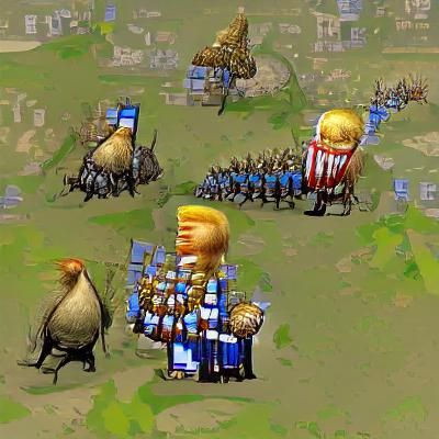 Donald Trump Leads Age of Empires Army