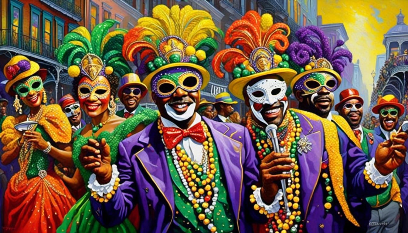 New Orleans Mardi Gras Zydeco Celebration