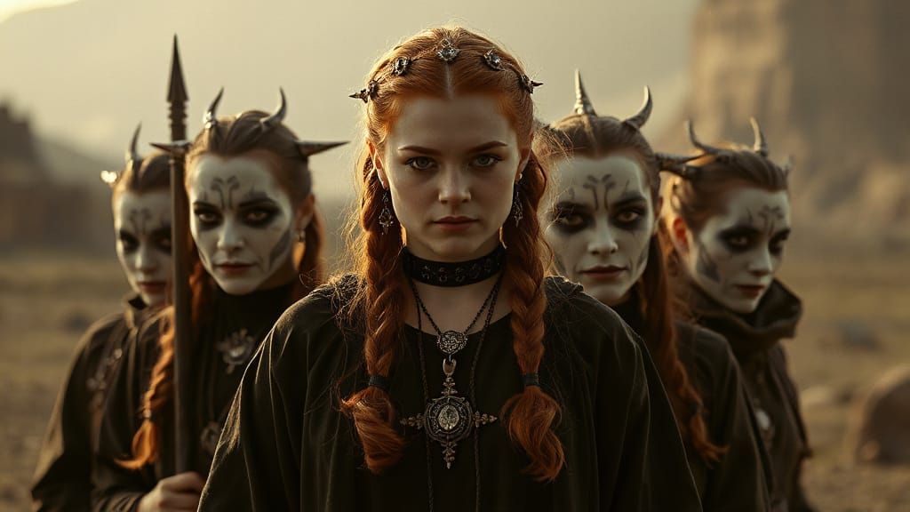 Dathomir Witch Clan Concept Art in Cinematic Style