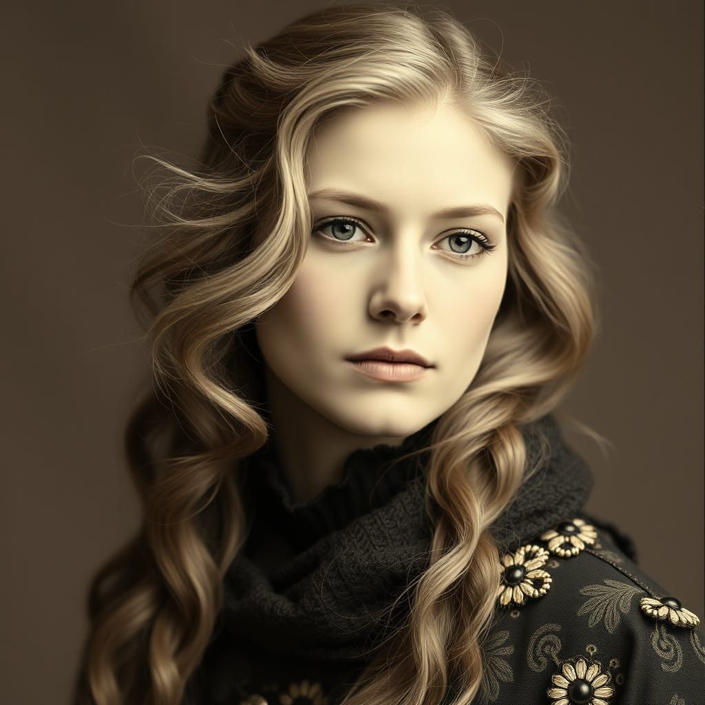 1897 Portrait of a Young Blonde Woman