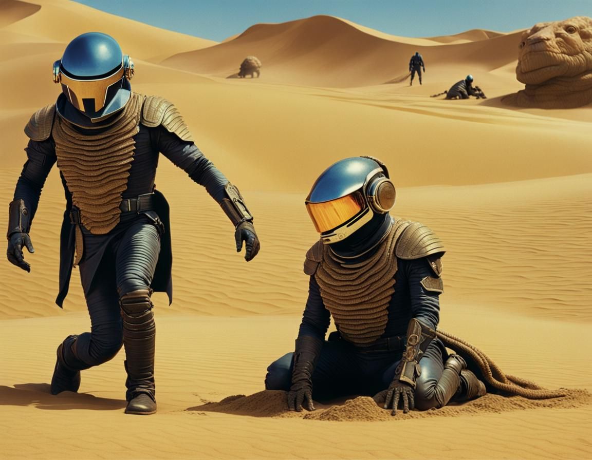 Daft Punk in Dune: A Sci-Fi Desert Epic