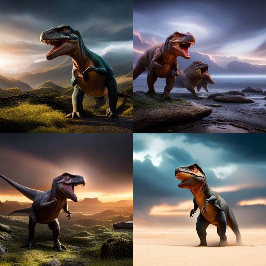 Dinosaur Tamer King, 8K Resolution