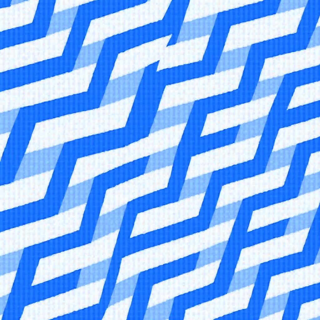Minimalist Dazzle Pattern in Blue and White