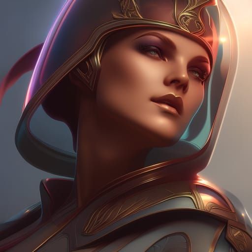 Alien Contact in Washington DC: Hyperdetailed Portrait