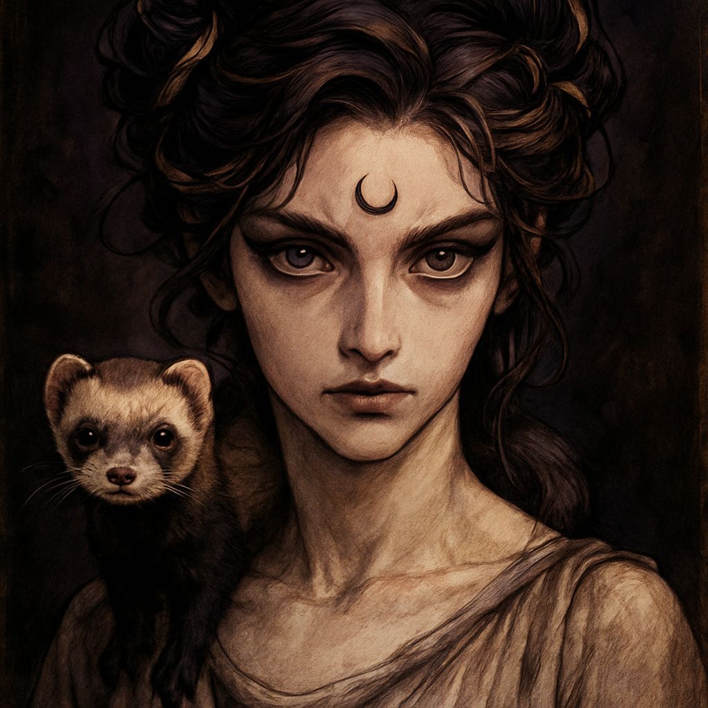 Hecate, Goddess of the Night, Anime Style