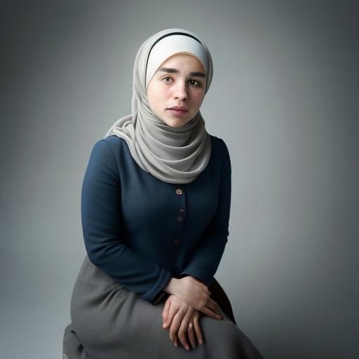 Professional Portrait of Woman in Hijab