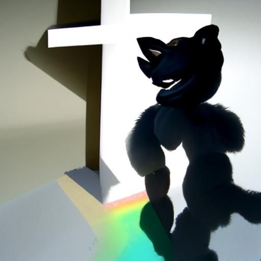 Stylized Furry God in 3D Rendered Art