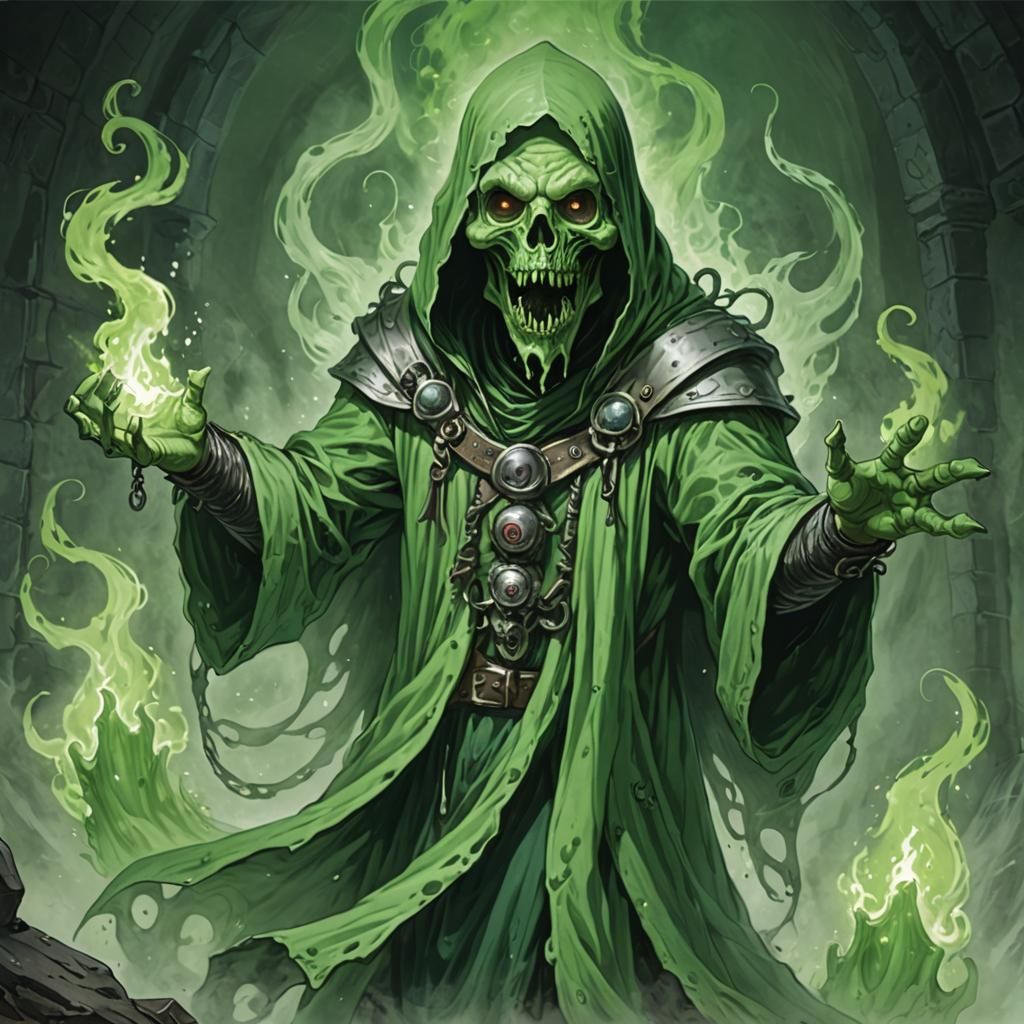 Ectoplasmic Ghost in D&D Style