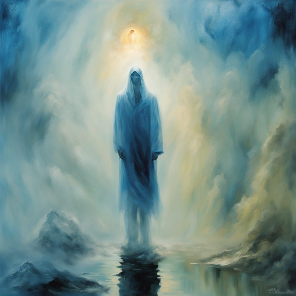 Dreamlike Oil Painting in Bold Brushstrokes with Distorted R...