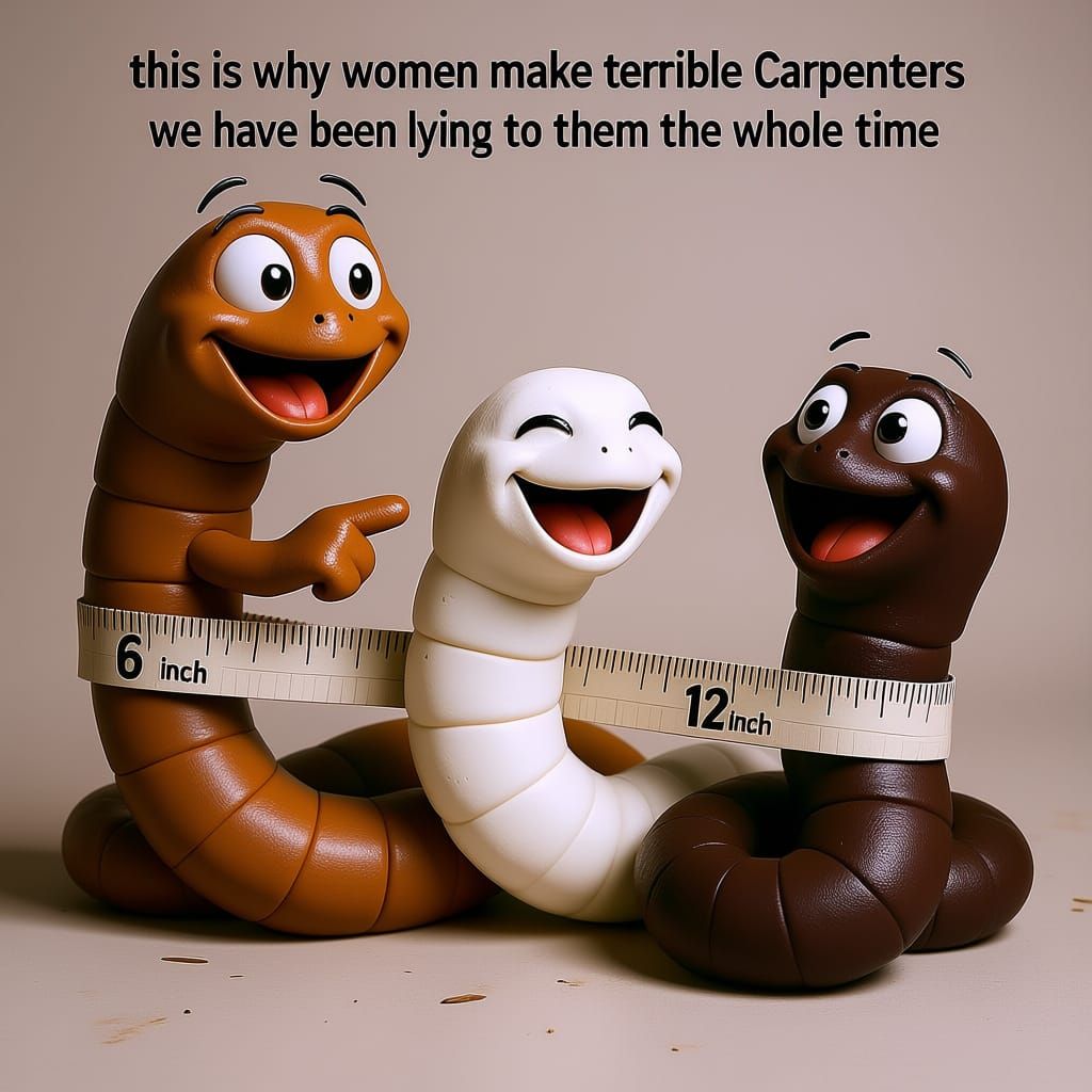 Worms Measure Themselves on Tape Measure