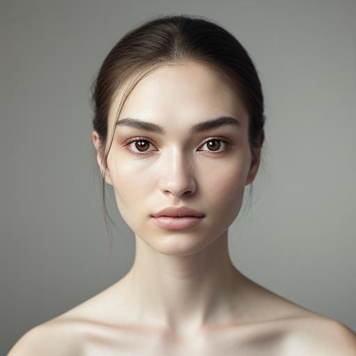 Studio Portrait of Young Artist in Natural Lighting