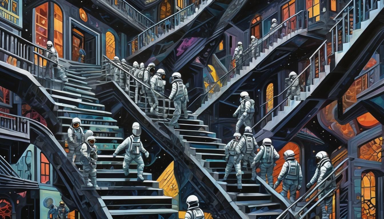 Astronauts and Aliens in Impossible Geometry