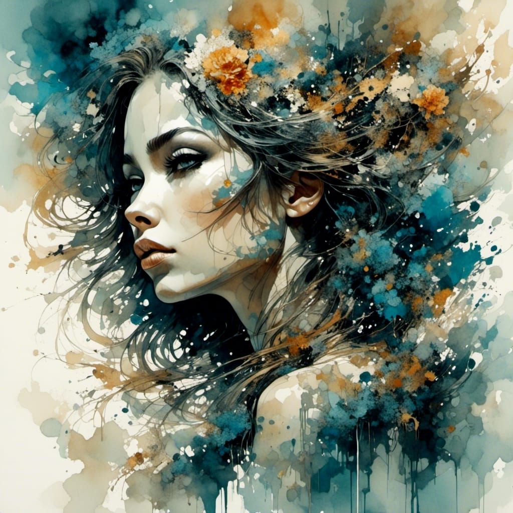 <lora:Brushstrokes:1.0>