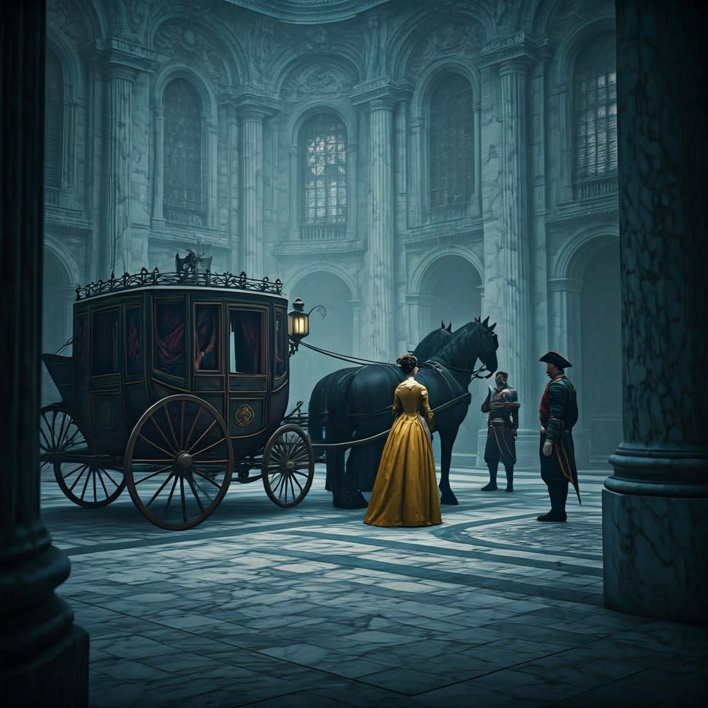 Regal Escape in Dark Fantasy