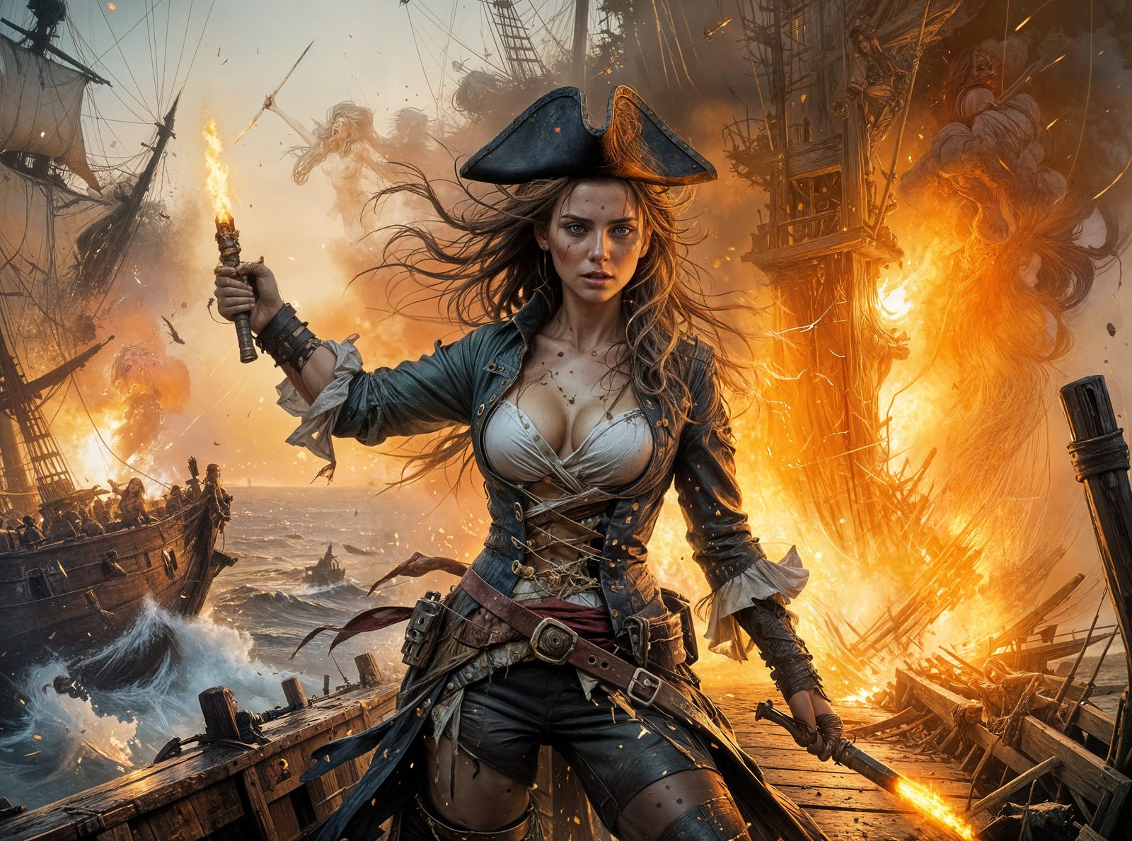 Captain Morgan's Beloved Ship Takes a Beating