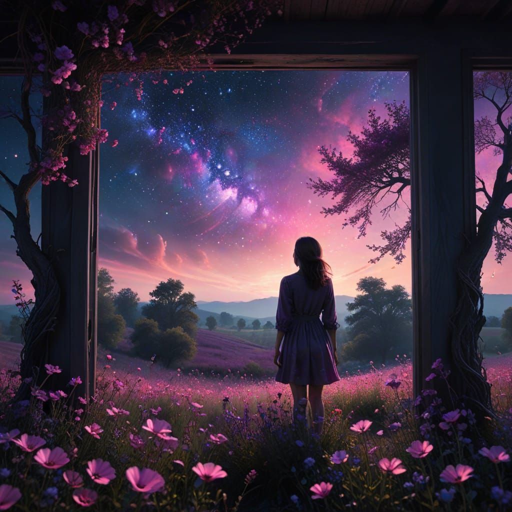 Ethereal Morning in a Parallel Realm