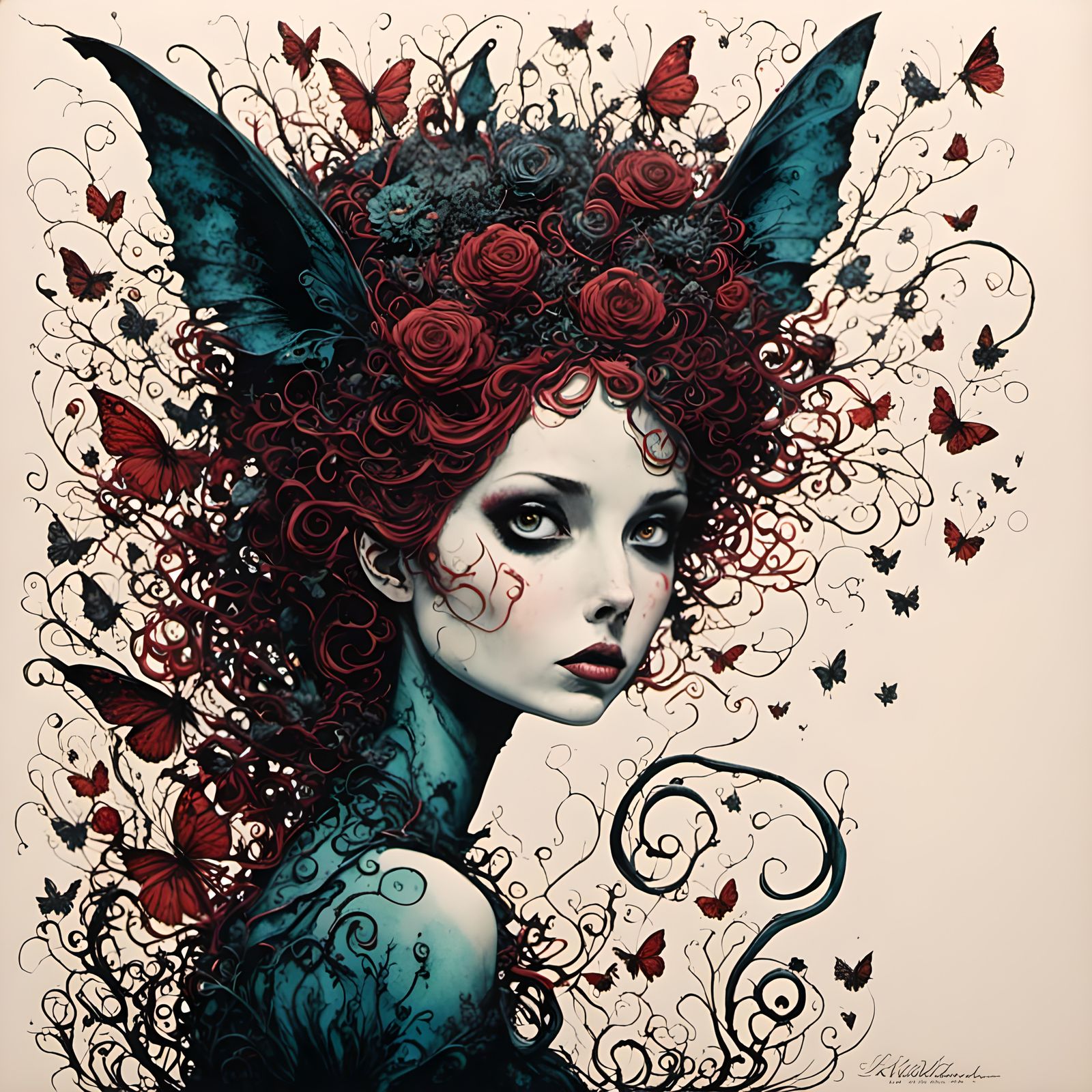 Dark Whimsy LoRA Fusion: AI Art Experiment