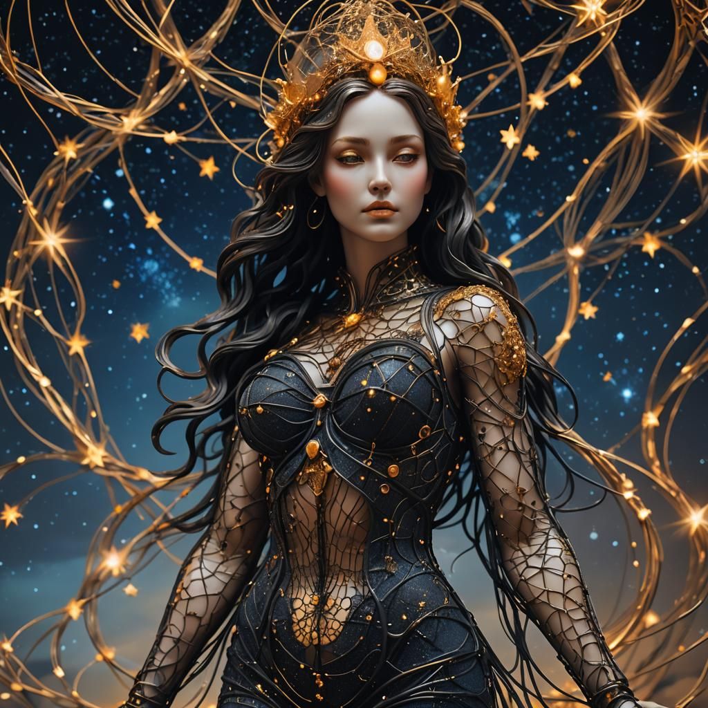 Hyper-Realistic Digital Aphrodite in ZBrush Style