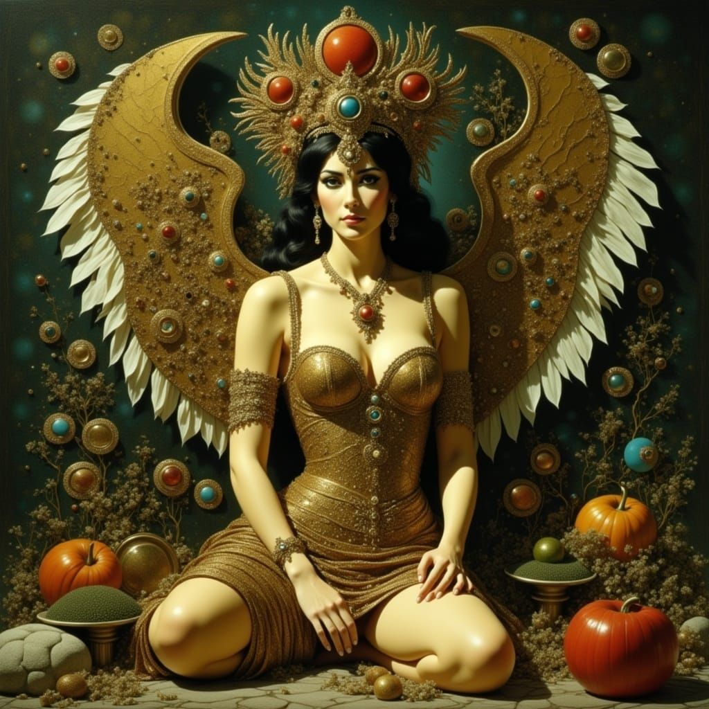 Cyberpunk Venus in Sci-Fi Feline Style