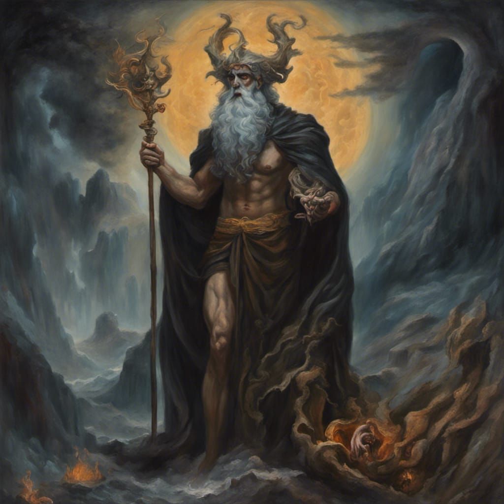 Hades, Greek God, as Renaissance Painting