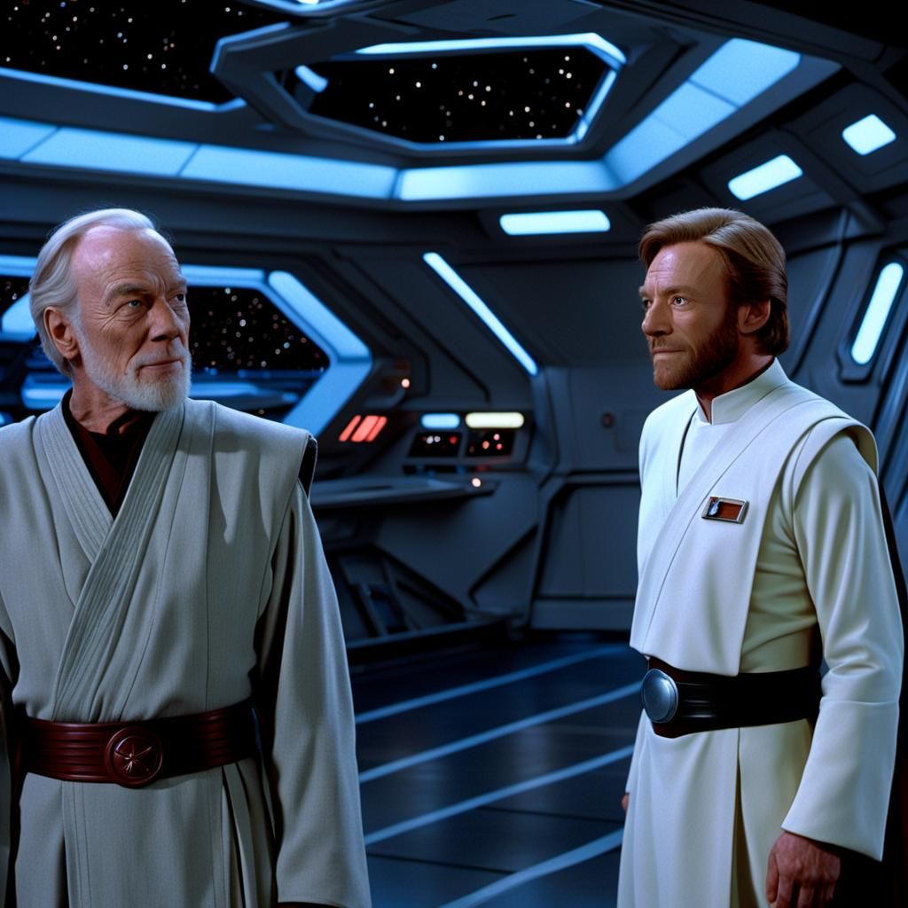 Obi-Wan Kenobi Meets Picard on Enterprise Bridge