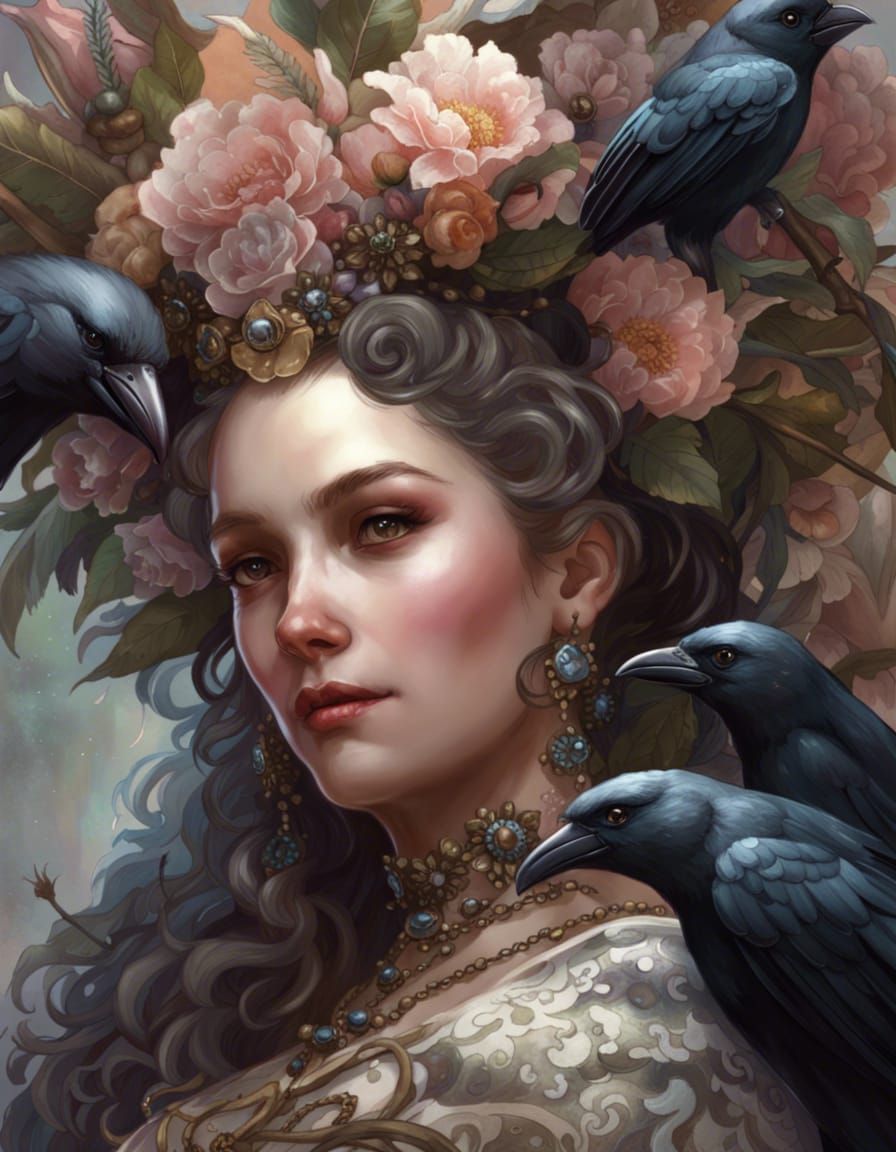 VINTAGE CROW QUEEN 1