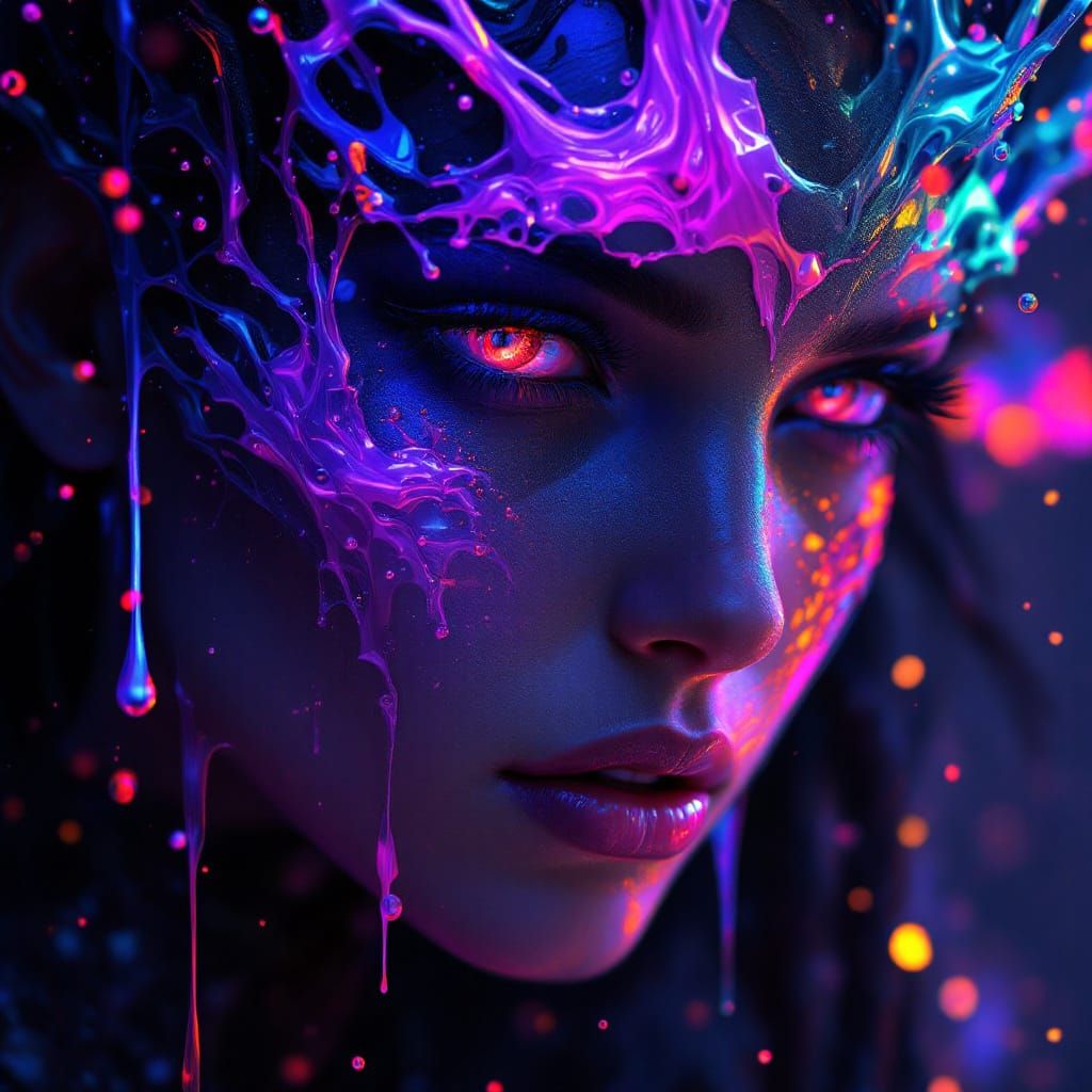 Detailed Anthro Face in Matte Painting Style