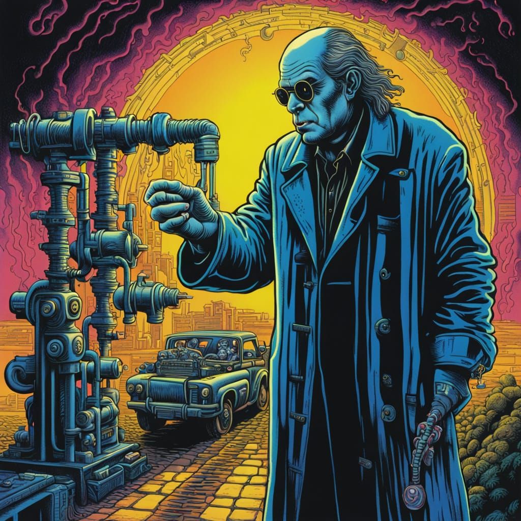 The Detective Inspects The Spigot