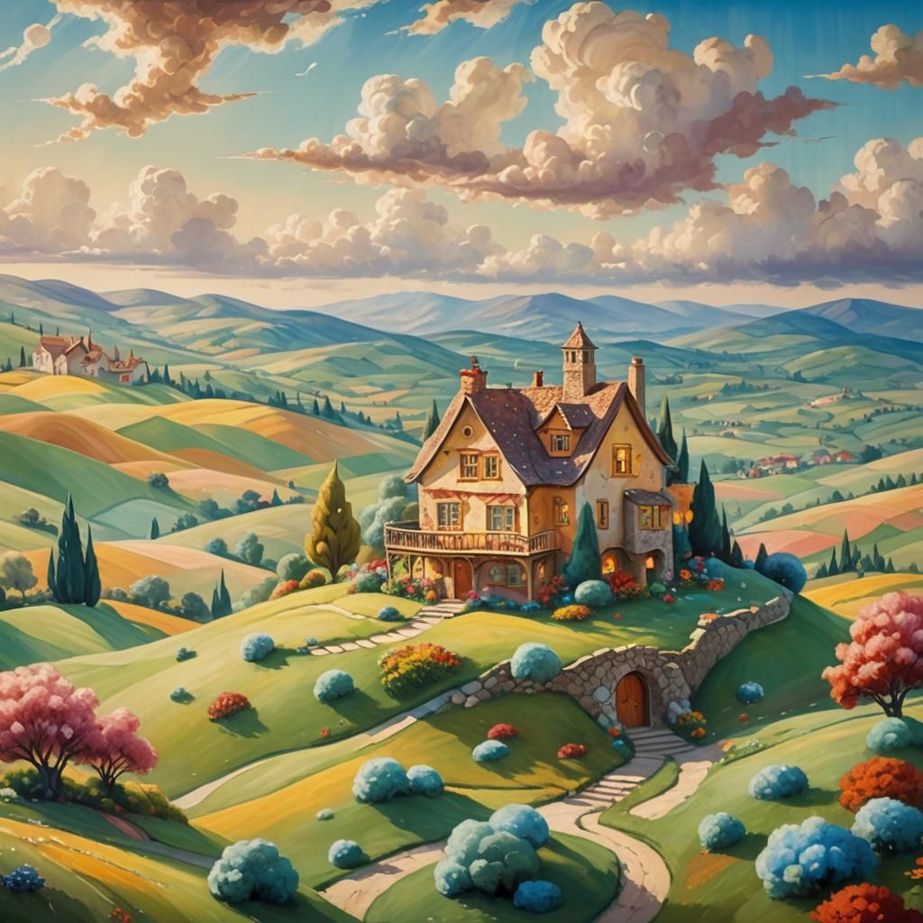 Couple Builds Dream House in Surreal Landscape