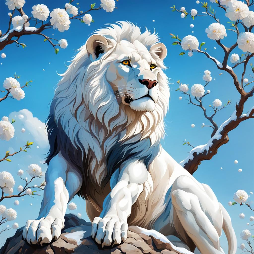 White lion